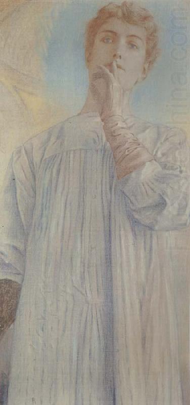Fernand Khnopff On Silence china oil painting image